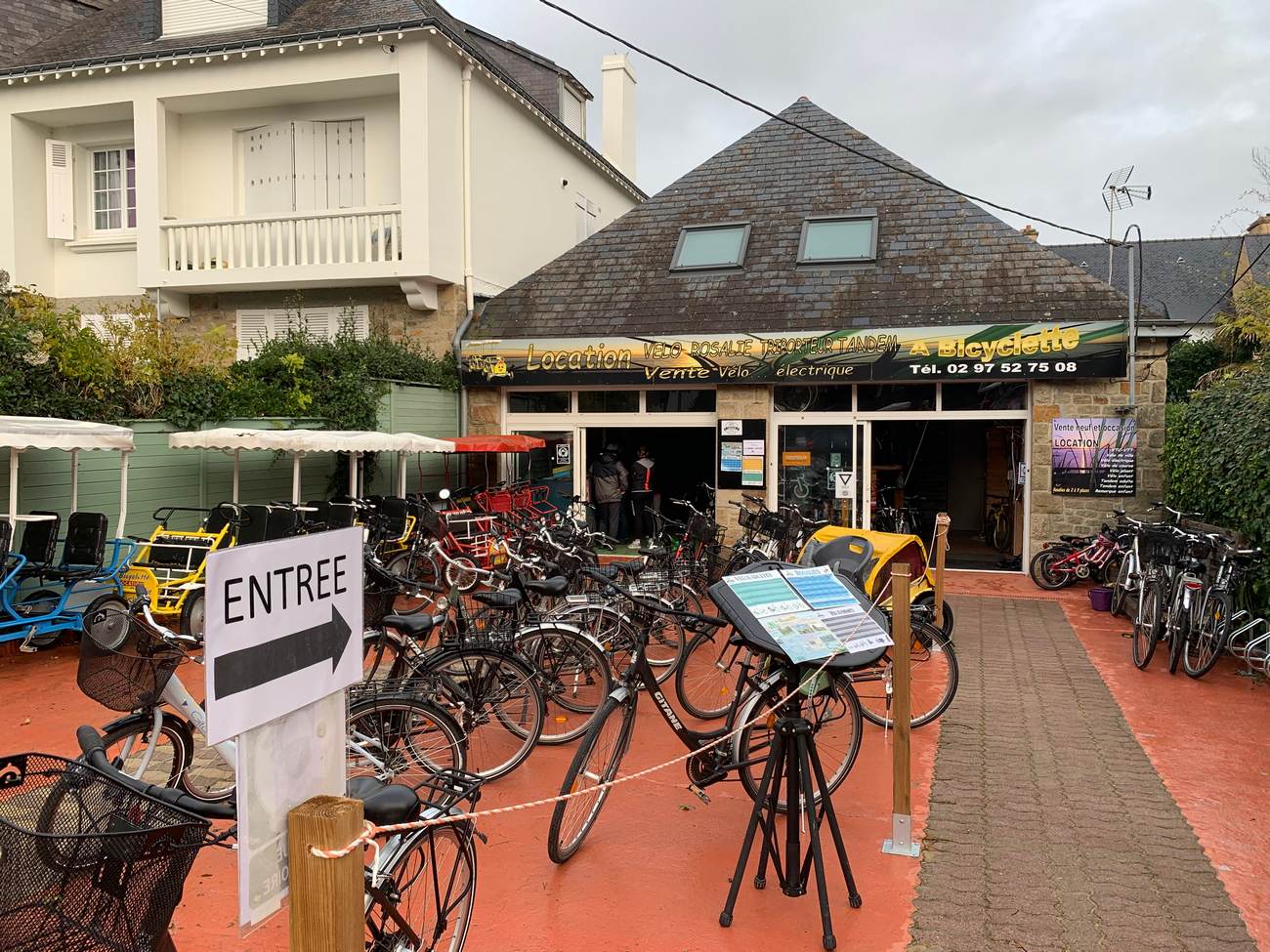 à bicyclette carnac
